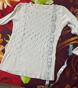 Women White Top For Winter