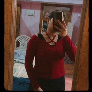 Stylish Maroon Top.. Limited Offer
