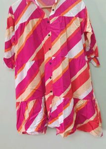 Striped Tiered Dress