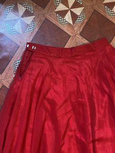 Red &amp; White Dress