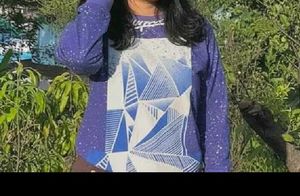 Graphic Print Long Sleeve Tee