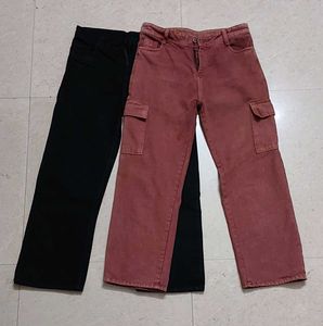 Solid Jeans Pack Of 2