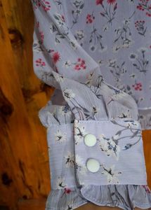 Floral Ruffle Blouse
