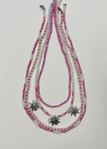 Pink Necklace Stack