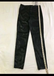 Zara Faux Leather Slim Pant Waist 28-30