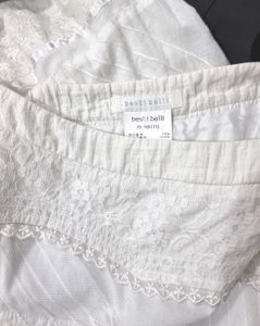 White Cotton Skirt