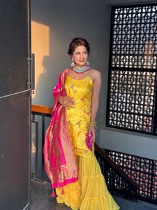 Haldi Sharara Suit Set