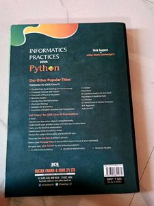 Informatics Practices with Python