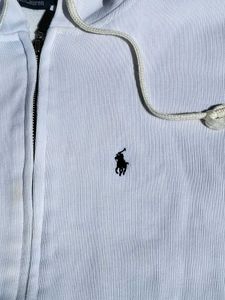 VTG 90s Polo Ralph Lauren White Hoodie