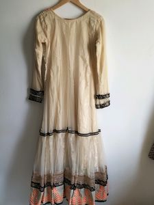 Beautiful Heavy Work Long Gown With Beads Wor