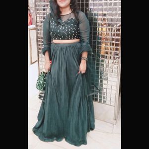 (BOUTIQUE)HEAVY LEHENGA
