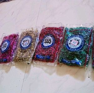 Multi Color Center Hole Circle Plastic Sequence