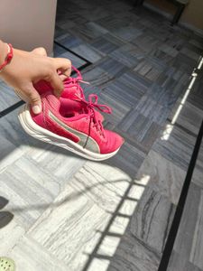 Pink Puma Running Shoes - Size 7