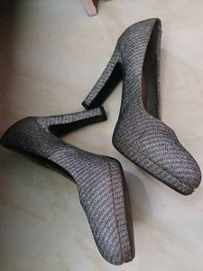 Silver Shoes from Mochi - Size 39