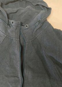 Gray Zip-Up Hoodie