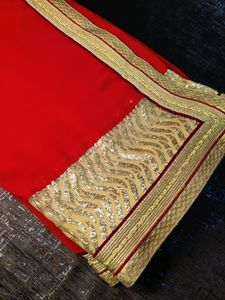 Amazing Red Saree💗