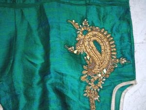 🦚 Peacock Colour One Piece Long Gown 💯✔️👗best Quality With Silk Lagging And Dupatta