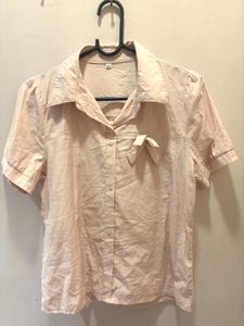 Blouse with Bow Detail