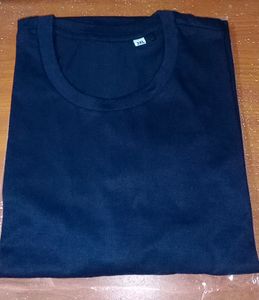 💥New Men's Premium Solid Cotton Navy Blue T-shirt