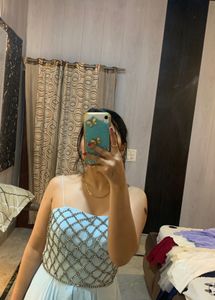 Beautiful Glitter Stone Gown💙🦋🎀