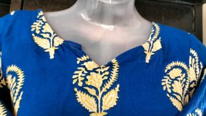 Women Trending Latest Rayon Printed Short Kurti