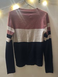 Color Block Knit Sweater
