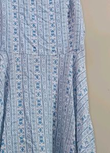 Blue Patterned Sundress