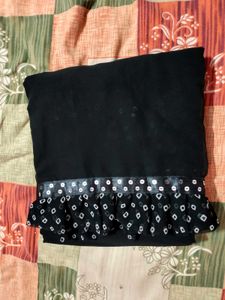 Elegant Black Saree