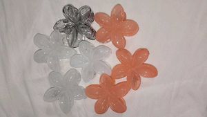 Set of 7 flower hair claw clip