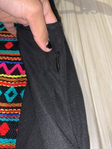 Mini Black Dress A-line- Oxygen (Size S)