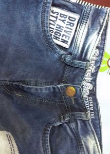 Stylish Patchwork Jeans