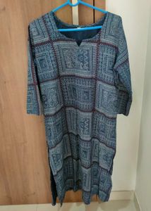 Printed Blue Kurta💙
