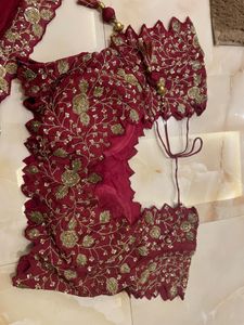 Drape Saree With Heavy Blouse