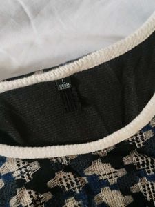 Patterned Midi Dress