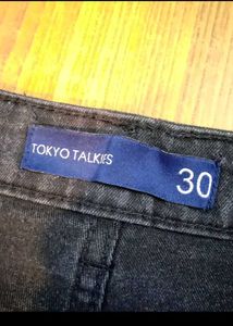 Tokyo Talkies Flared Jeans | Basics Black