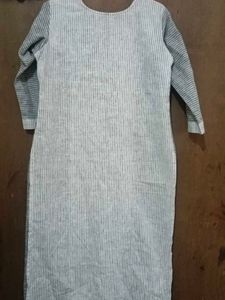 Striped Cotton long kurta