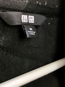 💥BUY1GET1💥 gray UNIQLO double face zip-up jacket hoodi