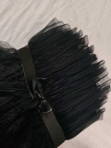 Black Flowyy Princess Dress