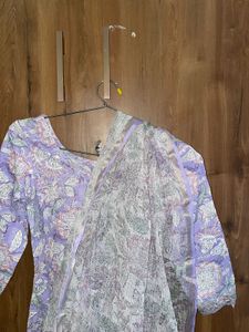 Floral Print Kurta Set