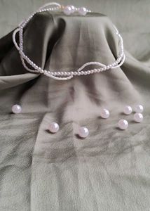 Handmade Pinterest Pearl Necklace
