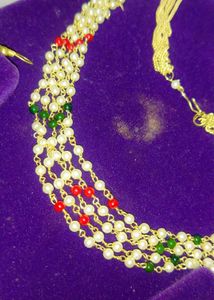 Pearl Necklace &amp; Earring Set