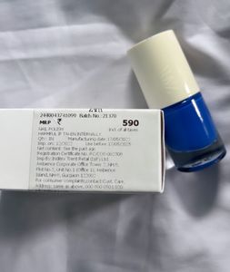 Zara Blue Nail Polish💙