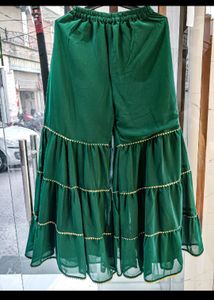 Elegant Garara Suit With Intricate Thread Work