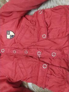Branded Red Colour 4-8 Year Girls Jacket