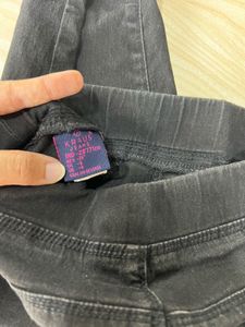 Kraus Jeans Black Dark Wash Denim Jean