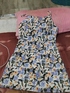 Floral Print Mini Dress