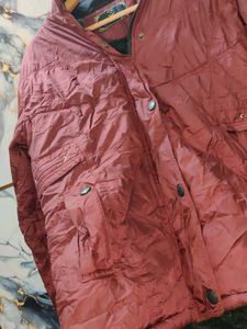 Maroon Padded Jacket upto XL XXL no flaws
