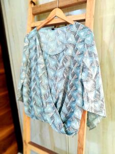 Grey Design Top Size-38