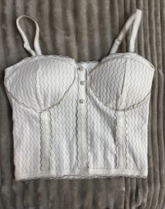 White Corset Top