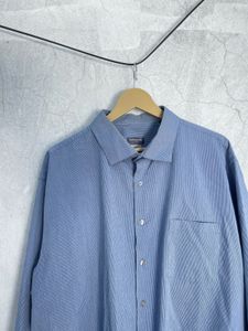 Van Heusen Blue Striped Dress Shirt